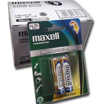 باتری قلمی مکسل مدل ALKALINE BATTERY بسته دو عددی