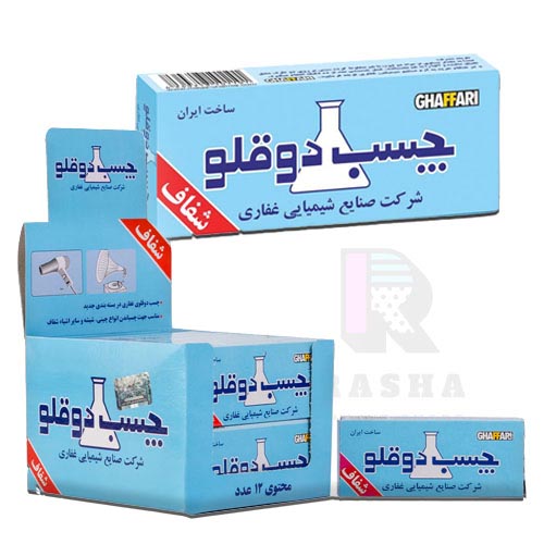 چسب همه کاره دوقلو شفاف غفاری