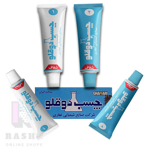 چسب همه کاره دوقلو شفاف غفاری
